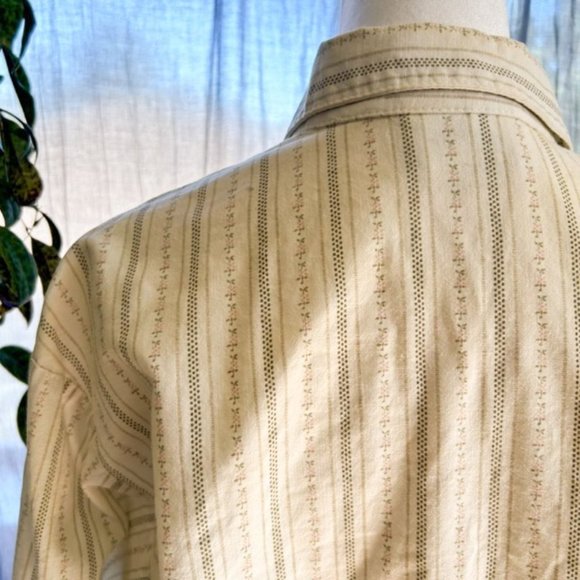 Byer California Vintage Cream Western Button Up - Picture 3 of 7